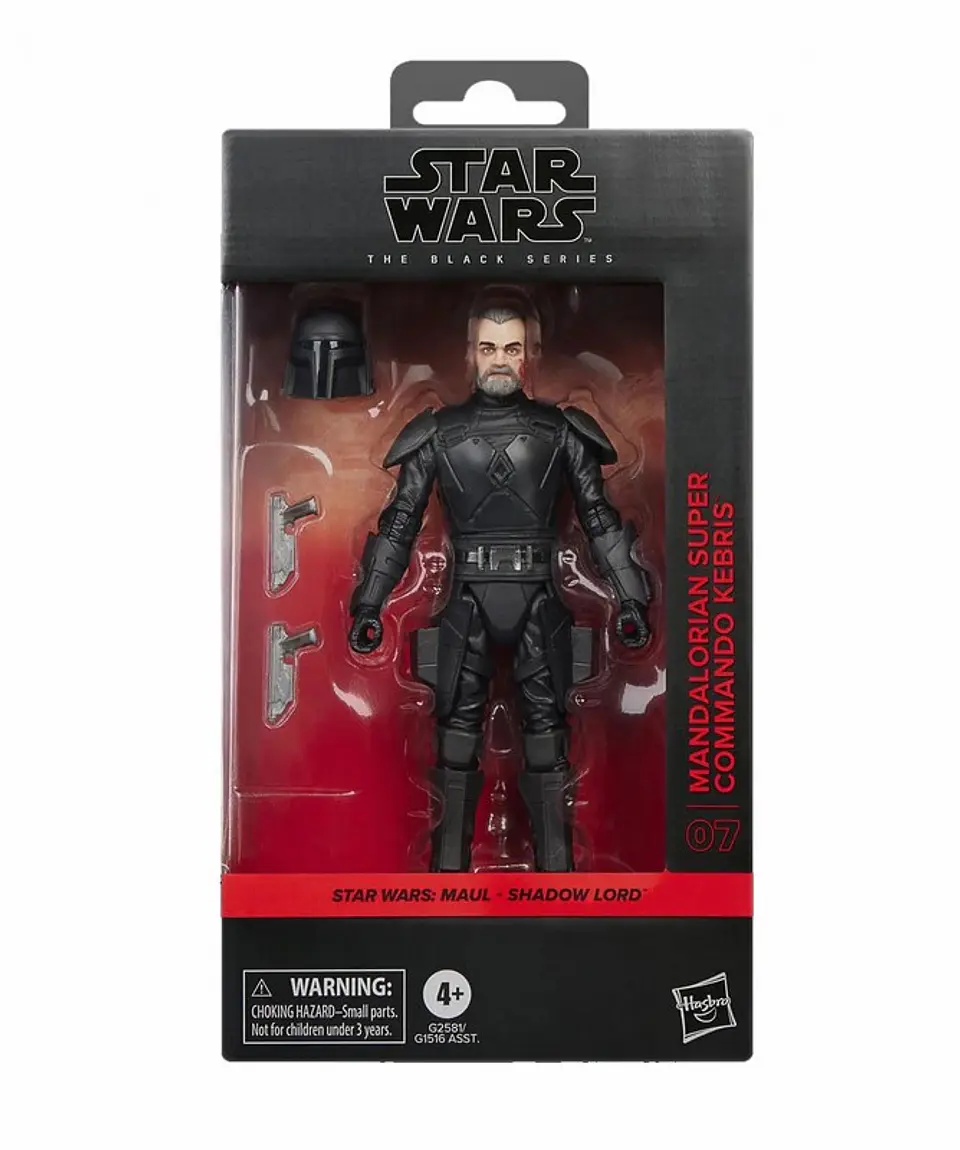 [PREVENTA] SUPER COMMANDO KEBRIS - MAUL SHADOW LORD - THE BLACK SERIES 6