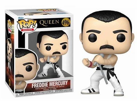 [PREVENTA] POP FREDDIE MERCURY (WHITE SINGLET) - QUEEN - 496