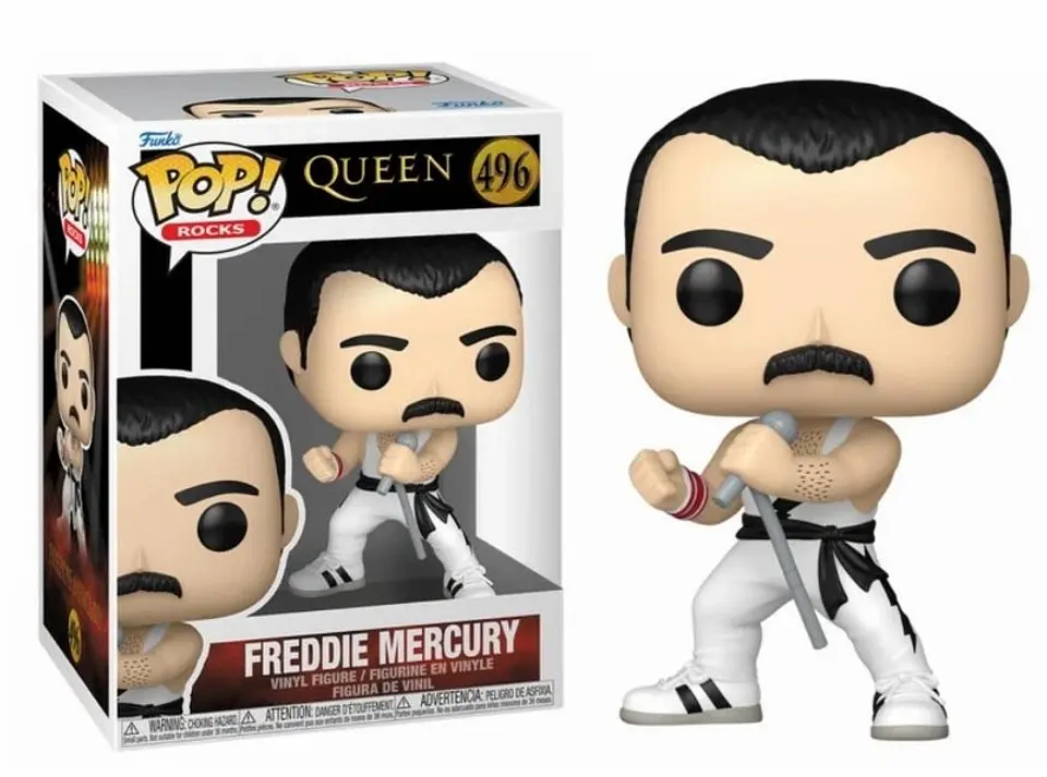 [PREVENTA] POP FREDDIE MERCURY (WHITE SINGLET) - QUEEN - 496 1