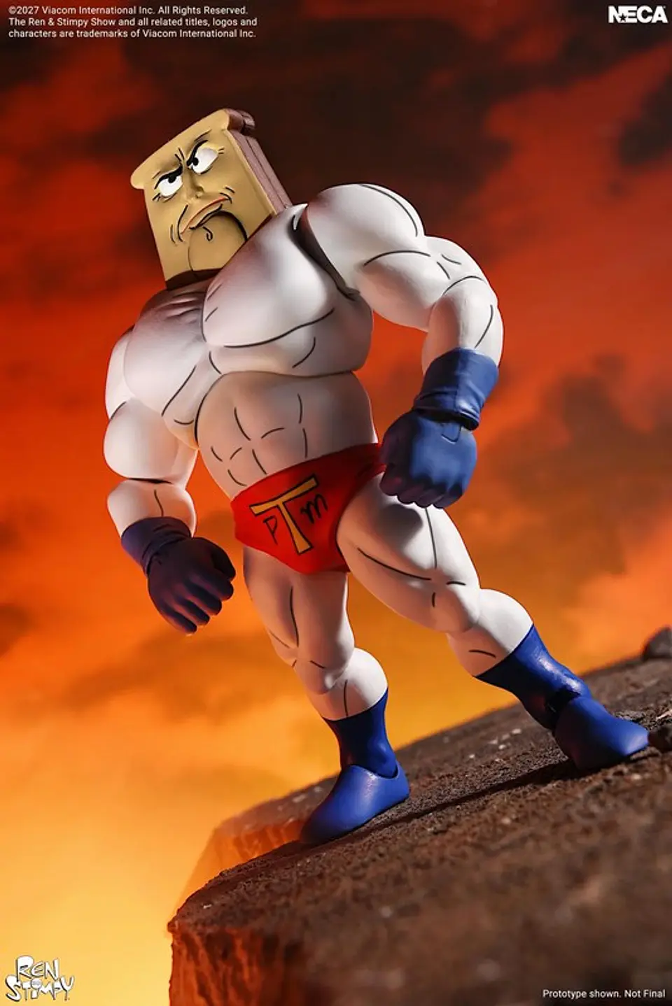 [PREVENTA] ULTIMATE POWDERED TOAST MAN - THE REN & STIMPY SHOW 2
