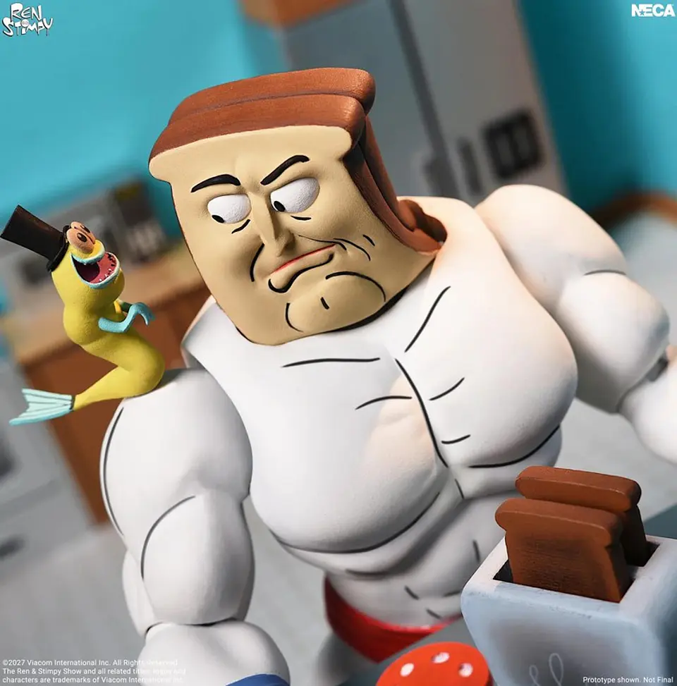 [PREVENTA] ULTIMATE POWDERED TOAST MAN - THE REN & STIMPY SHOW 4