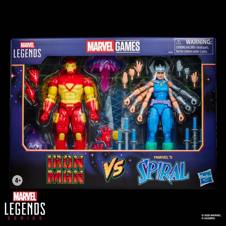 [PREVENTA] IRON MAN VS SPIRAL 2PACK - GAMEVERSE - MARVEL LEGENDS 10