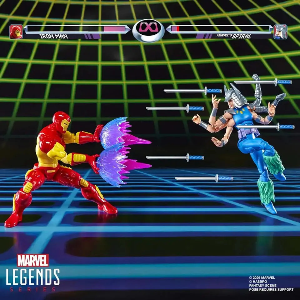 [PREVENTA] IRON MAN VS SPIRAL 2PACK - GAMEVERSE - MARVEL LEGENDS 7