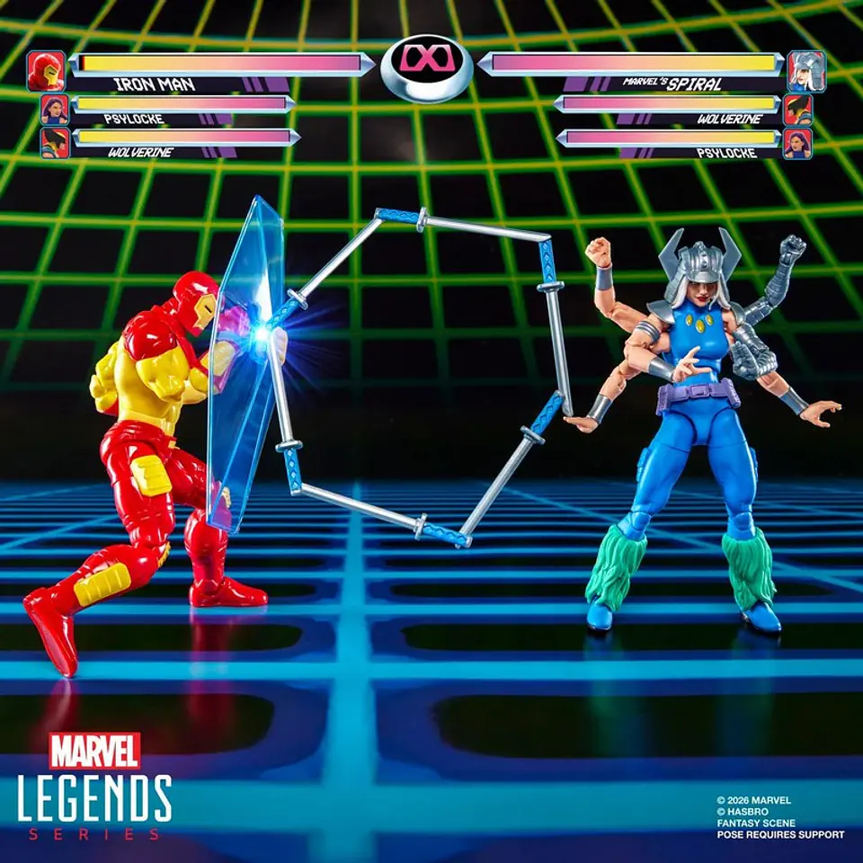 [PREVENTA] IRON MAN VS SPIRAL 2PACK - GAMEVERSE - MARVEL LEGENDS 8