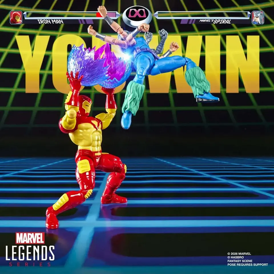 [PREVENTA] IRON MAN VS SPIRAL 2PACK - GAMEVERSE - MARVEL LEGENDS 9