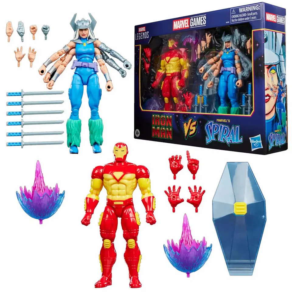 [PREVENTA] IRON MAN VS SPIRAL 2PACK - GAMEVERSE - MARVEL LEGENDS 1