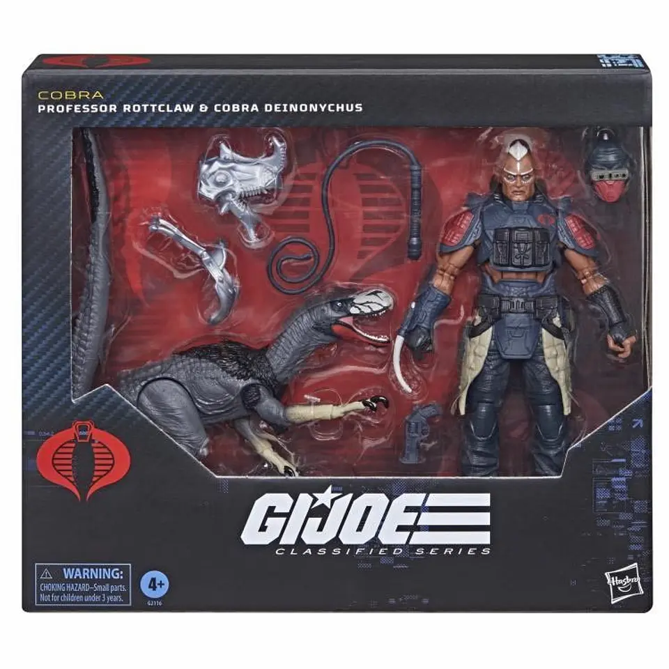 [PREVENTA] PROFESSOR ROTTCLAW & COBRA DEINONYCHUS - GI JOE - CLASSIFIED SERIES  6