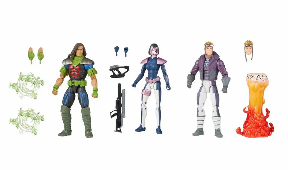 [PREVENTA] DOMINO, RICTOR, AND CANNONBALL 3-PACK - MARVEL LEGENDS 1