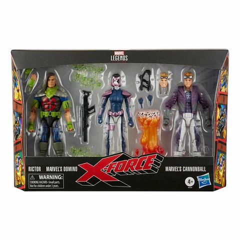 [PREVENTA] DOMINO, RICTOR, AND CANNONBALL 3-PACK - MARVEL LEGENDS