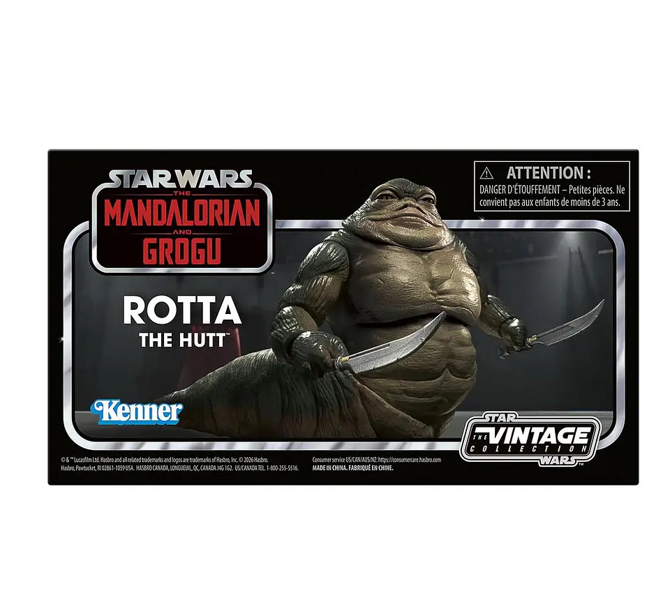 [PREVENTA] ROTTA THE HUTT - THE MANDALORIAN & GROGU - VINTAGE COLLECTION 2