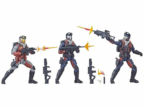 COBRA VIPER OFFICER & VIPERS 3-PACK - GI JOE - CLASSIFIED SERIES 