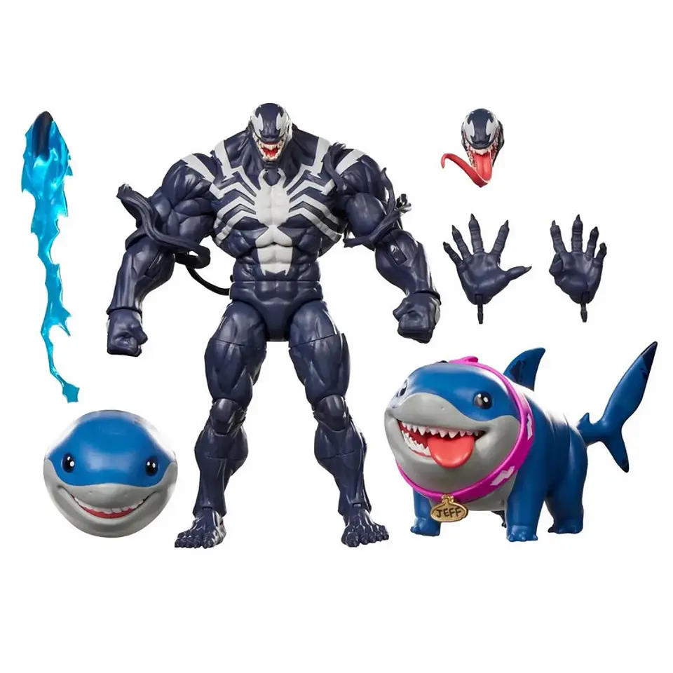 [PREVENTA] VENOM AND JEFF THE LAND SHARK - MARVEL RIVALS - MARVEL LEGENDS 1