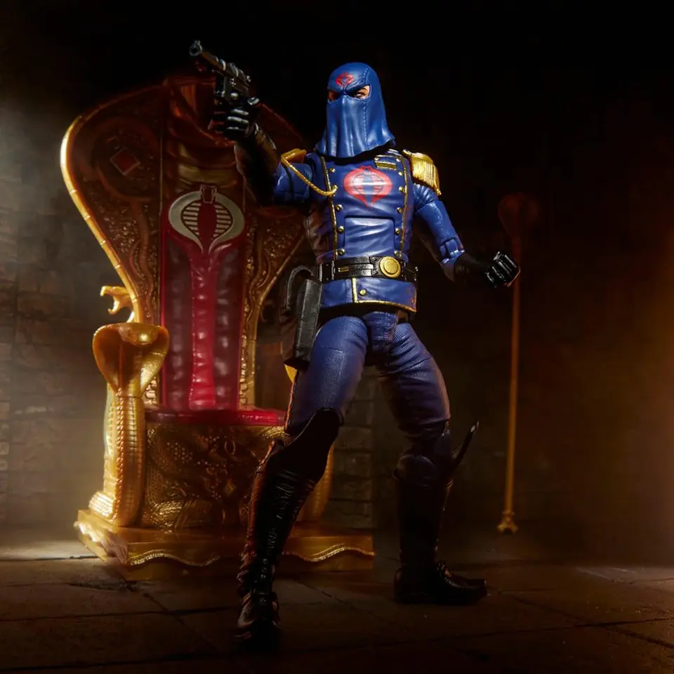 [PREVENTA] COBRA COMMANDER WITH THRONE SET - GI JOE - CLASSIFIED SERIES  3
