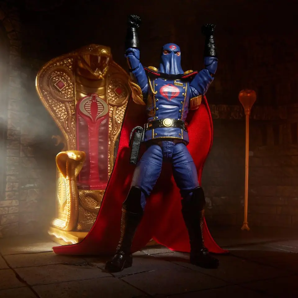[PREVENTA] COBRA COMMANDER WITH THRONE SET - GI JOE - CLASSIFIED SERIES  4