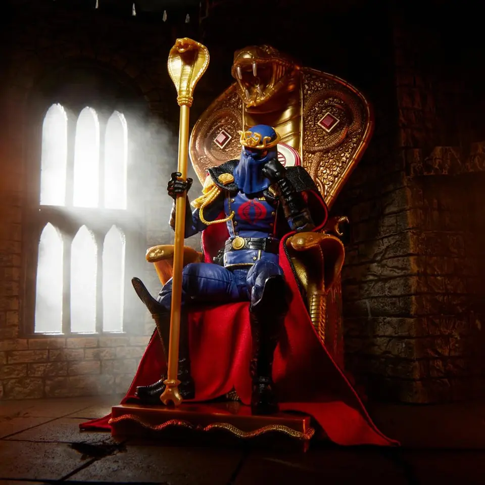 [PREVENTA] COBRA COMMANDER WITH THRONE SET - GI JOE - CLASSIFIED SERIES  2