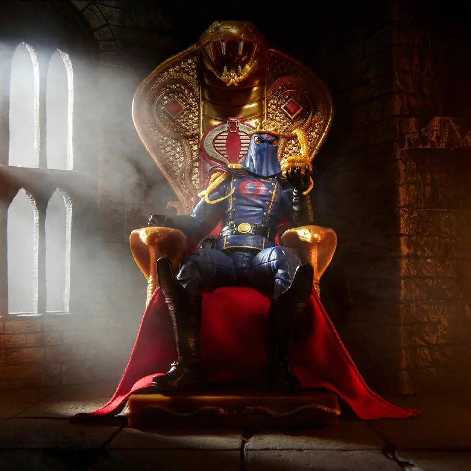 [PREVENTA] COBRA COMMANDER WITH THRONE SET - GI JOE - CLASSIFIED SERIES  5
