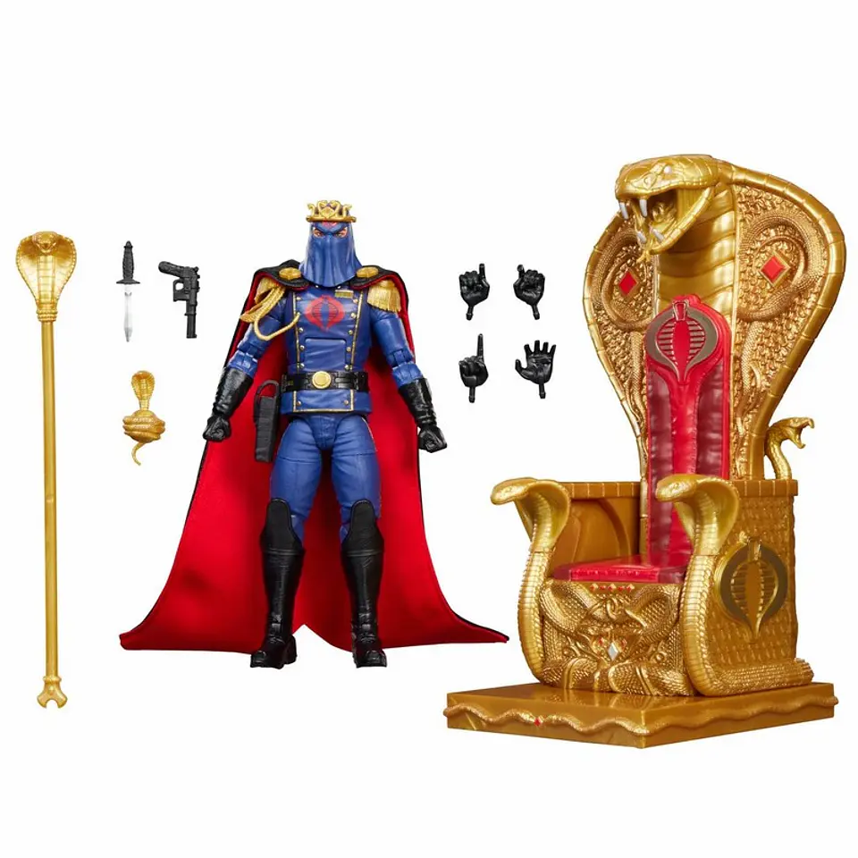 [PREVENTA] COBRA COMMANDER WITH THRONE SET - GI JOE - CLASSIFIED SERIES  1