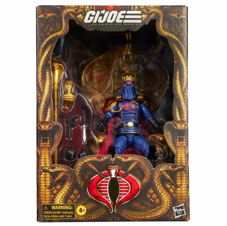 [PREVENTA] COBRA COMMANDER WITH THRONE SET - GI JOE - CLASSIFIED SERIES  7