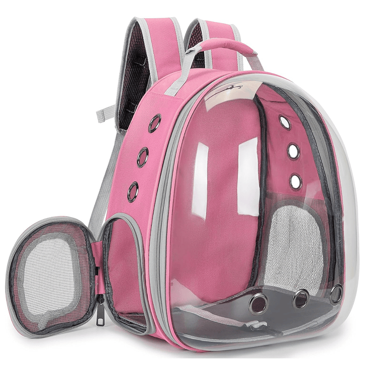 Mochila Transportadora Premium para Gatos 🐾🎒( Bolsillo de salida o entrada)  4