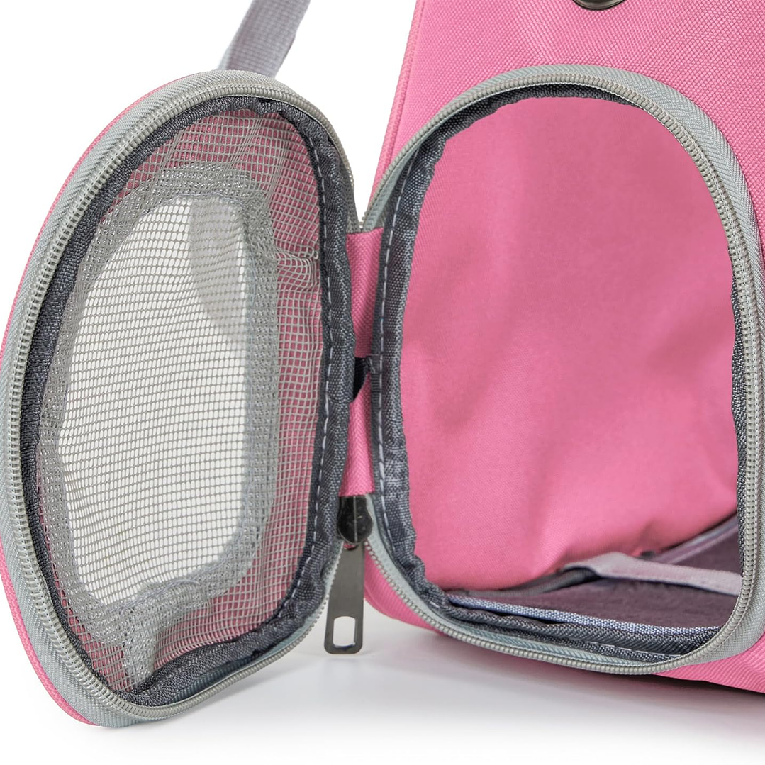 Mochila Transportadora Premium para Gatos 🐾🎒( Bolsillo de salida o entrada)  5