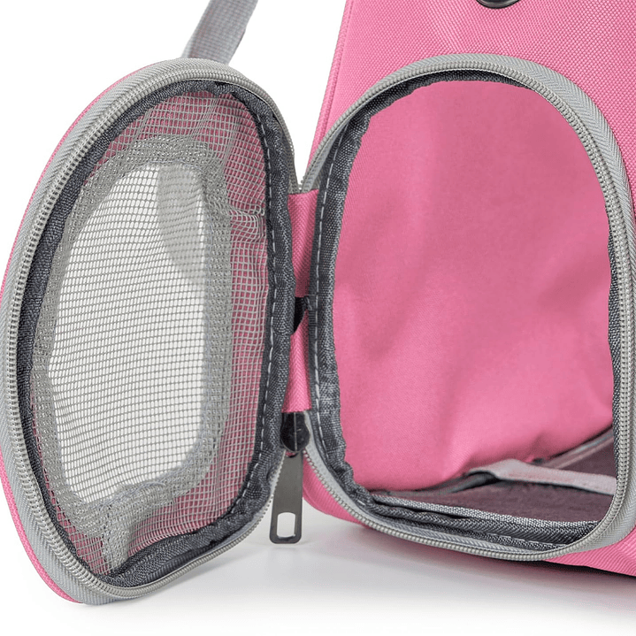 Mochila Transportadora Premium para Gatos 🐾🎒( Bolsillo de salida o entrada)  5