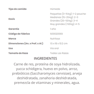 🥩 NutriToys – Alimento Completo para Perros 🐶🍽️