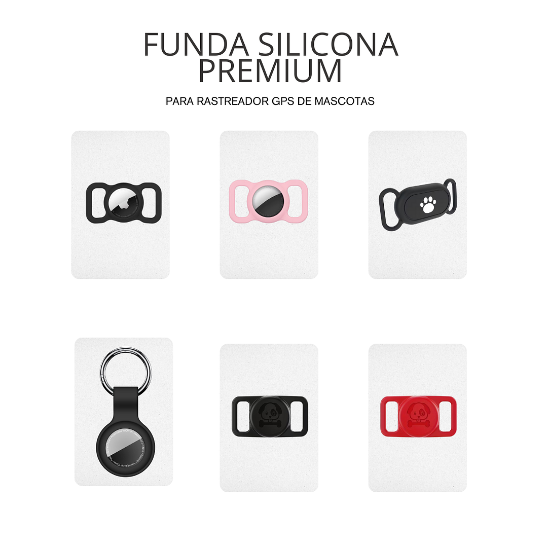 🐶🐱 Funda de Silicona Premium para AirTag – Mascotas 🐾✨ 1