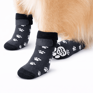 🐾 Medias Antideslizantes para Perro – Protección y Seguridad en Cada Paso 🐶🖤