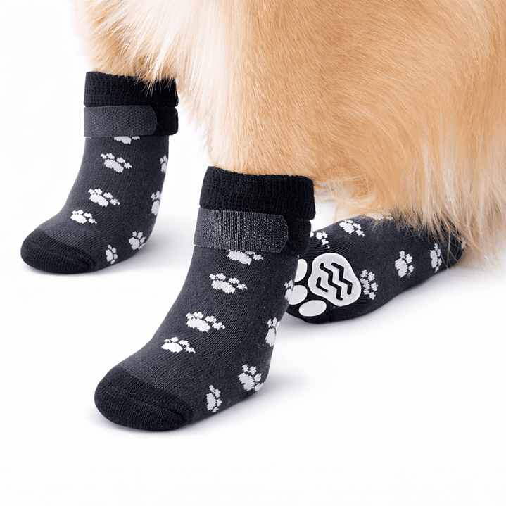 🐾 Medias Antideslizantes para Perro – Protección y Seguridad en Cada Paso 🐶🖤 1