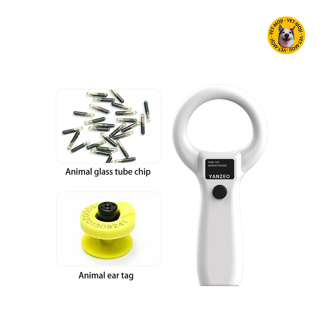 🐾🔍 Lector de Microchip para Mascotas 134.2 kHz FDX-B ISO 11784/11785 2