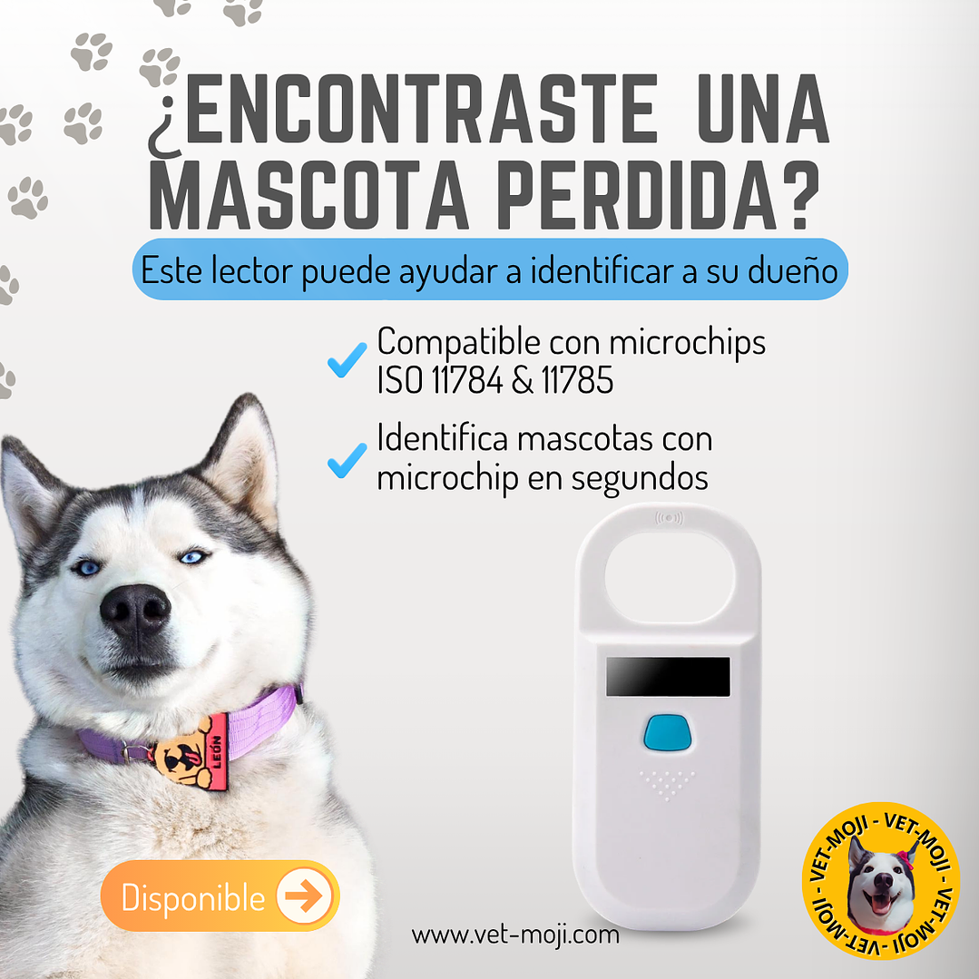 🐾 Lector RFID para Microchip de Mascotas📡🐶 1