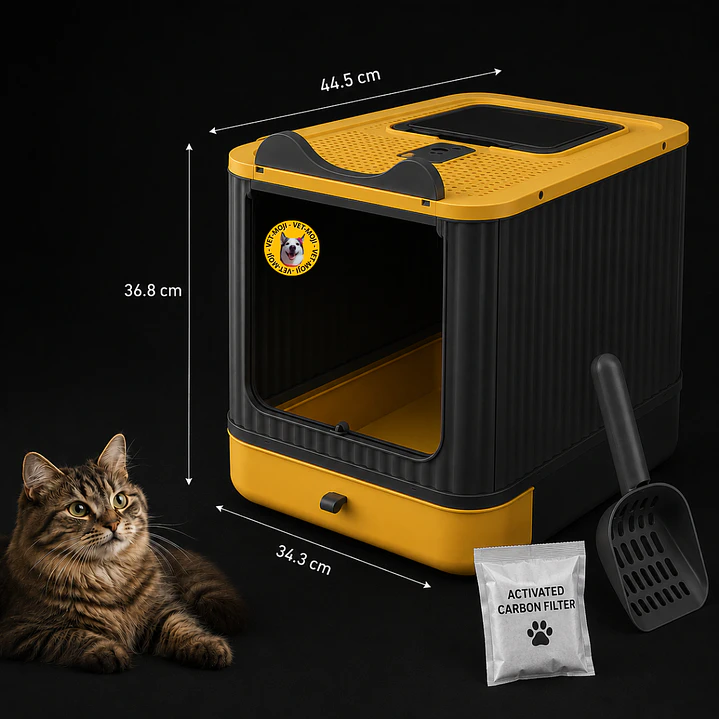 Arenero Premium Cerrado para Gatos  2