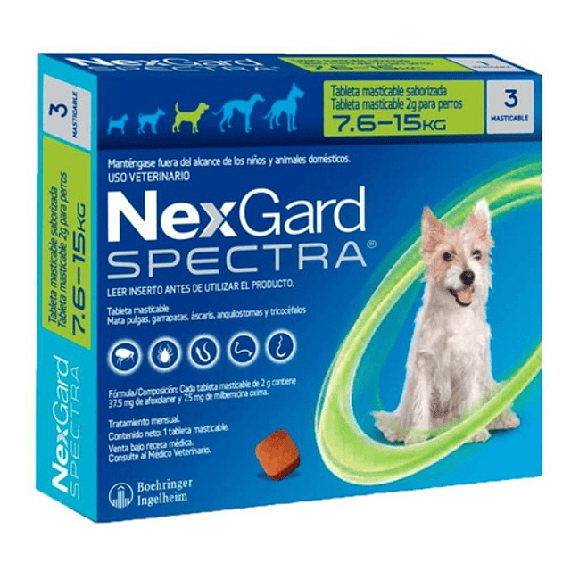 NEXGARD SPECTRA 7.6-15kg 