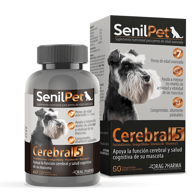 SENILPET CEREBRAL 5 60 COMPRIMIDOS