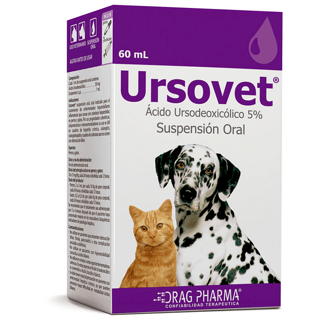 URSOVET 60ML SUSPENSIÓN ORAL