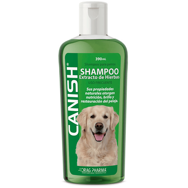 CANISH SHAMPOO HIERBA 390 ML