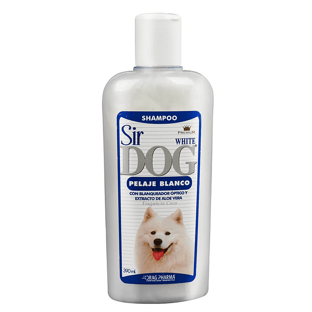 SIR DOG WHITE SHAMPOO 390ML