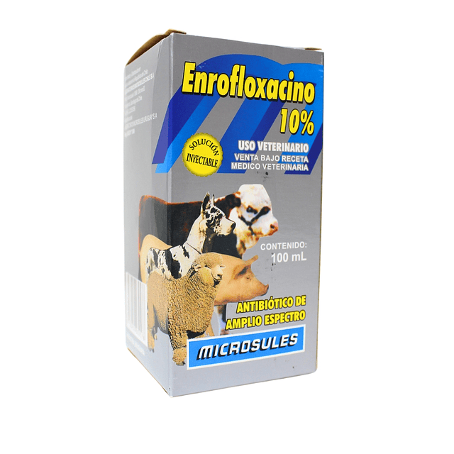 ENROFLOXACINO 10% INYECTABLE 100 ML