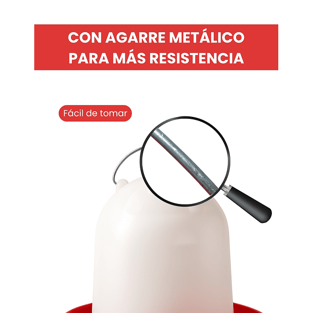 BEBEDERO AVES - 10 LT MEDIANO