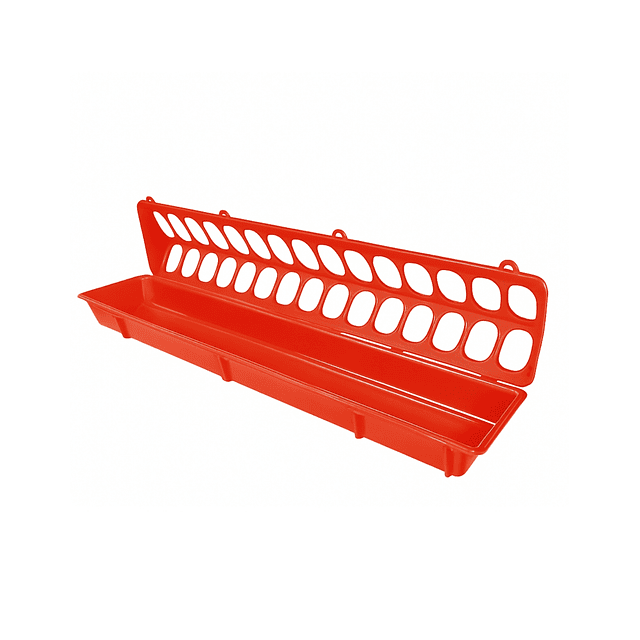 COMEDERO AVES - ROJO LARGO