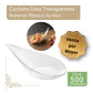 Caja Cuchara Acrílico Gota Transparente Ceviche (500 Unid) - Miniatura 1