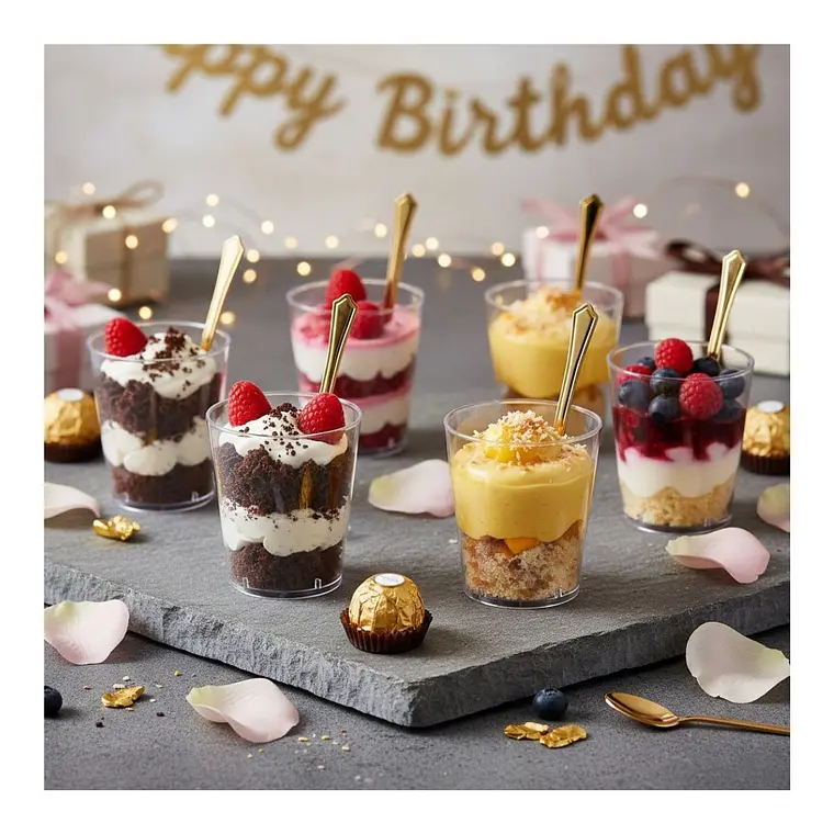 Vaso Shot Plástico Acrílico 90 ML (50 Unidades) 6