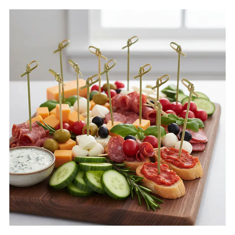 Caja Brocheta | Pincho Bambú Nudo 12 cm (5000 Unidades) 5