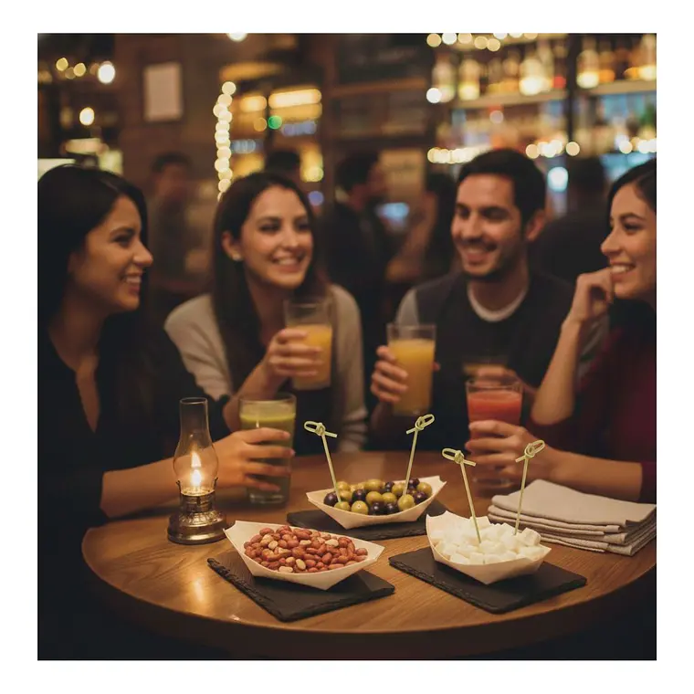 Caja Plato/Cuchara Bote Madera Degustación 13 Cm (2000 Unidades) 6