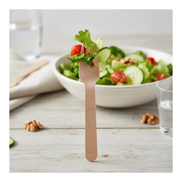 Caja Tenedor Madera 16 Cm  (2500 Unid.) 3