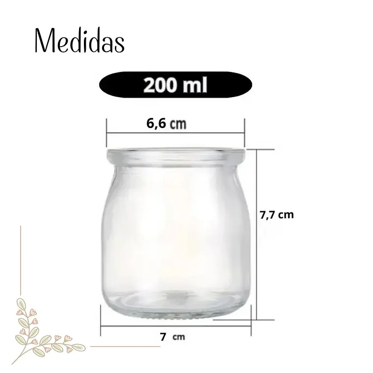 Caja Frasco Vidrio 200 ml (6 unidades) 2