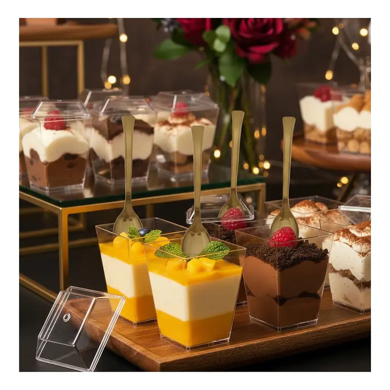 Cucharita Dorada Premium 11 cms  (paquete 50 Unid.) 3