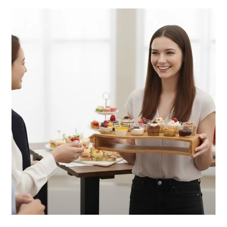 Soporte Curvo Shots y Vasitos de degustaciones (12 Cavidades) 3