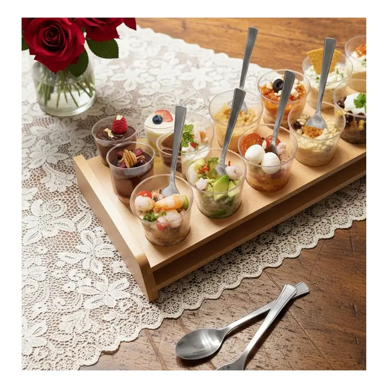 Soporte Recto Shots y Vasitos de degustaciones (12 Cavidades) 3