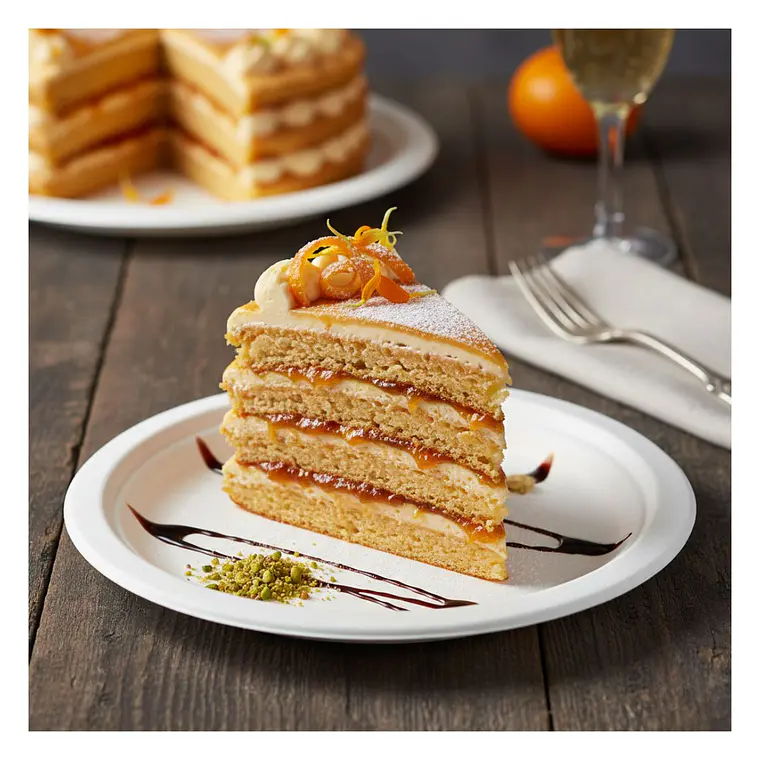 Plato bagazo redondo blanco 18 cm (50 unidades) 5